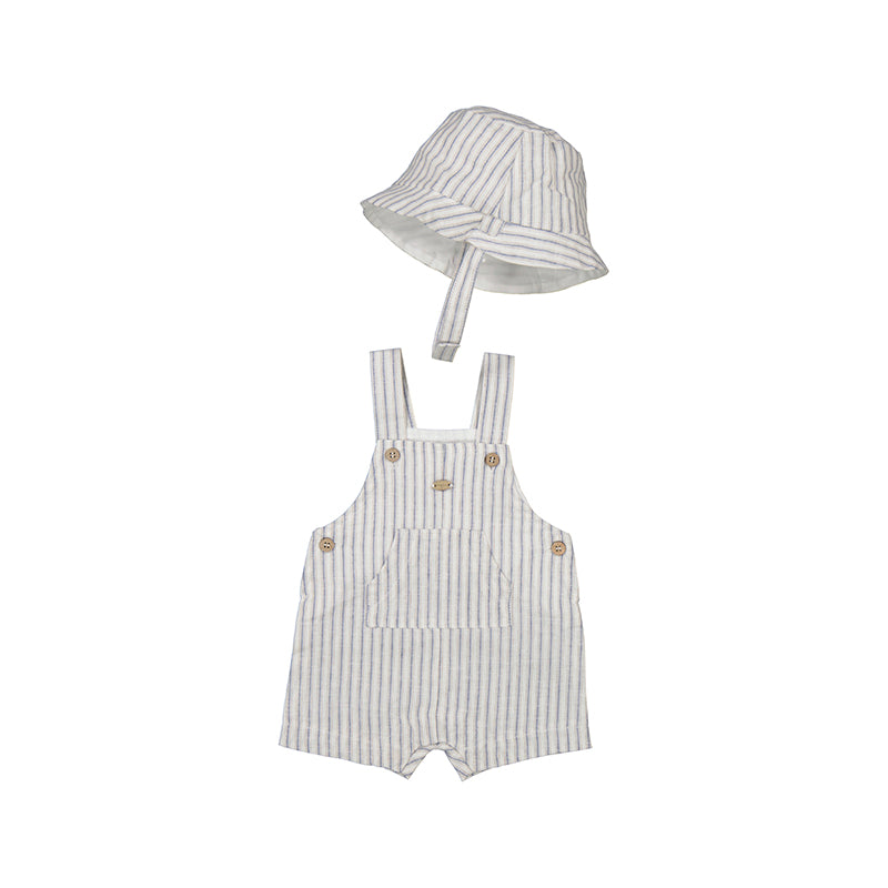 Stripe Overall Shorts