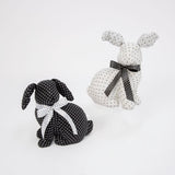 10.25''H HANDCRAFTED BUNNY FIGURINE